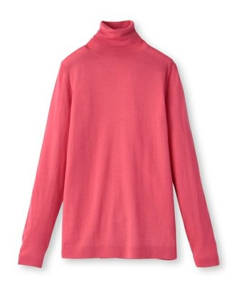 タートルネックニットプルオーバー