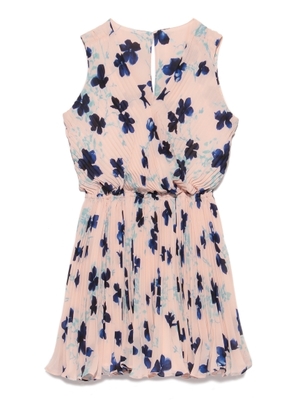 バタフライフラワープリーツワンピース