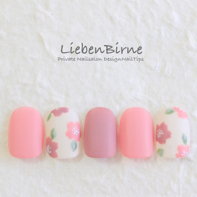 再販＊和モダン桜のネイル