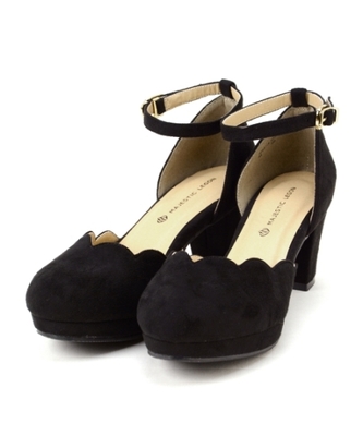 セパレートスカラップパンプス