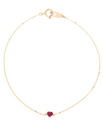 K10PGハートルビー ブレスレット