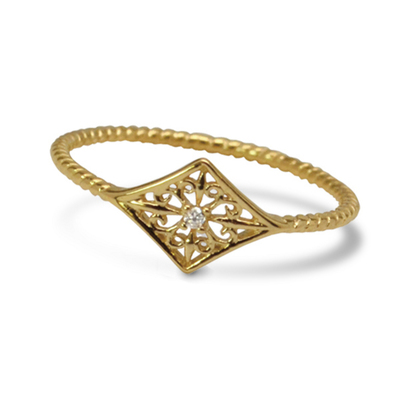 BLOOM ダイヤ型リング