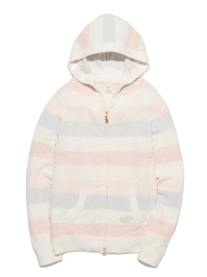 moco moco’スムーズィー’パステルボーダーパーカ