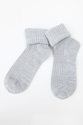 リブ三つ折りソックス