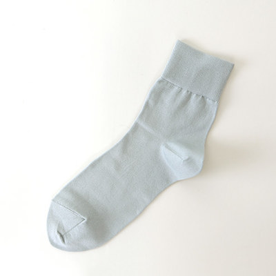 ゴム長無地ショートソックス