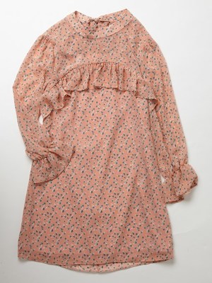 フェザーシフォンミニドレス