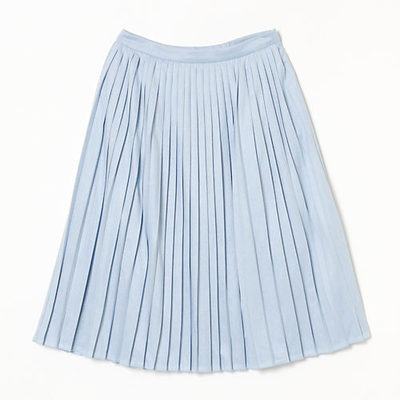 フェイクスエードプリーツスカート