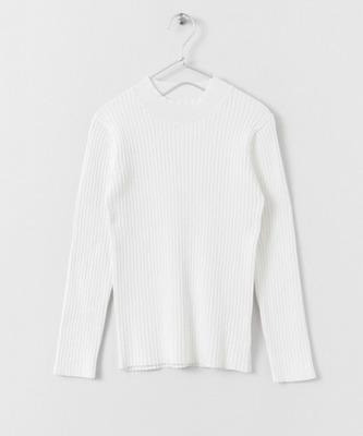 ハイネックリブセーター