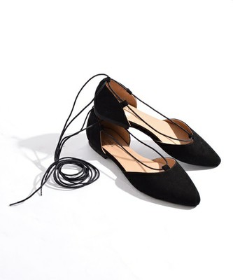 nacer de pie:レースアップポインテッドトゥ