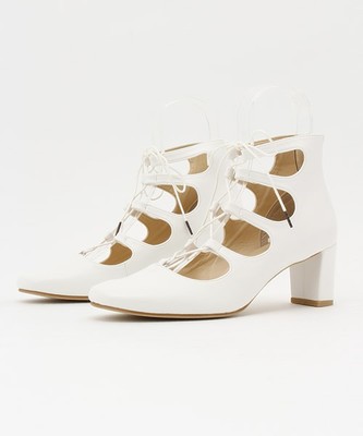 ESPERANZA(エスペランサ) セミスクエアトゥレースアップシューズ