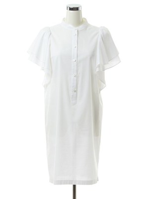 シアーストライプワンピース