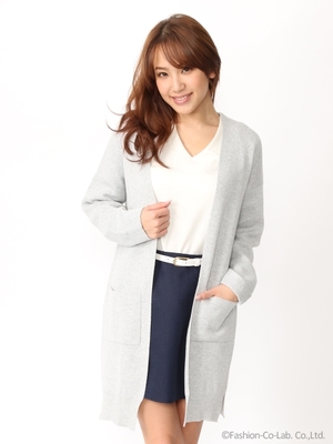 ベーシックロングカーデ