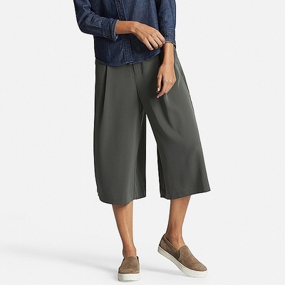 WOMEN ドレープガウチョパンツ(ハイライズ)