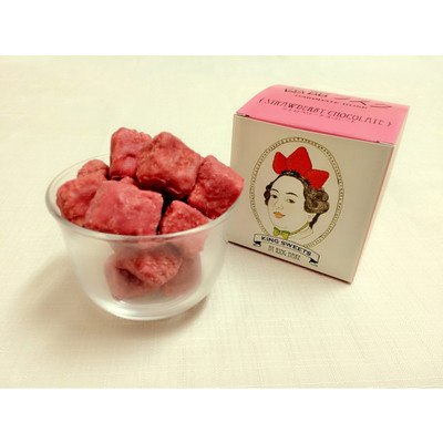 いちご感がたまりません！「函館ラスク　ストロベリーチョコ（小箱） 80g」　北海道　お取り寄せスイーツ 【Ａ：常温便】