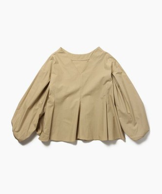 バルーンスリーブ フレア プルオーバー