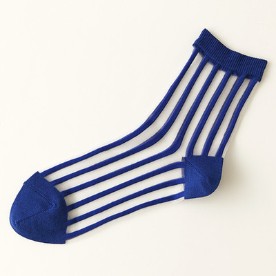 チュールストライプショートソックス