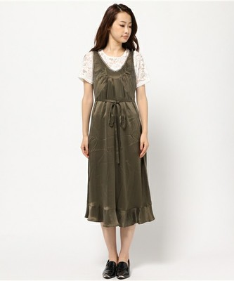 シルクサテンランジェリーOP