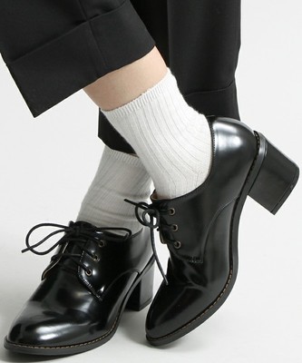 WEGO/レースアップヒールシューズ