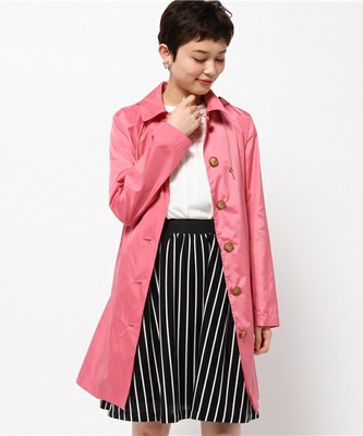 【ウォッシャブル】【はっ水】ポケッタブルコート（シングル）