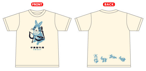 戦ううさぎＴシャツ　～兎にも角にも～