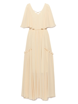 フレアロングワンピース