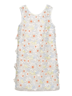 オーガンジーレースAラインワンピース