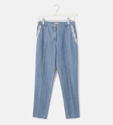 CAT LACE JEAN パンツ