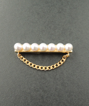 パール&チェーン YG カラークリップ