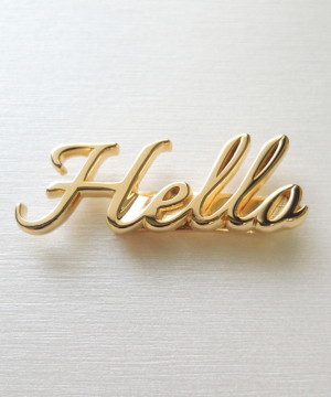 "Hello" YG カラークリップ