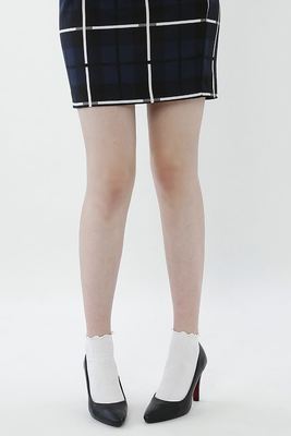 ナイロン杢リブメローソックス