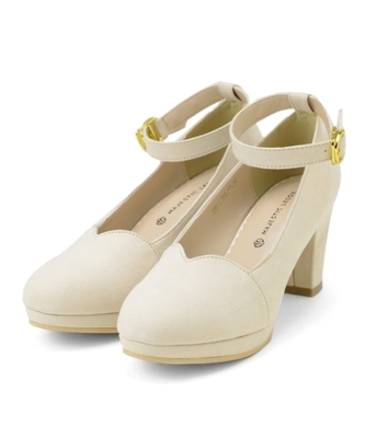 ハートカットパンプス