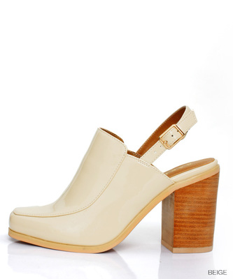 エナメルバックストラップサボ