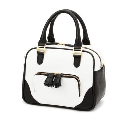 シュリンクレザー　ミニボストンバッグ