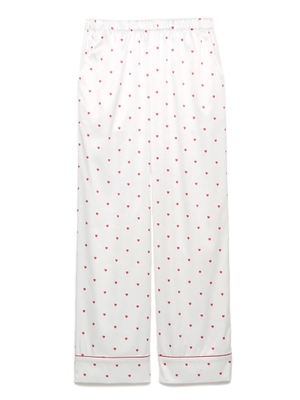 ハートサテンロングパンツ