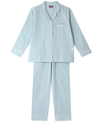 Room of A/コットンストライプ 前あきパジャマ