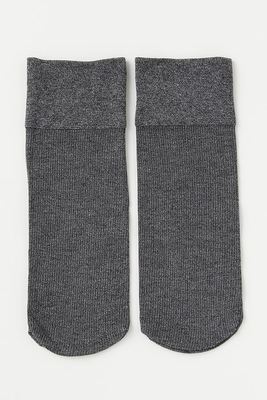 40デニール抗菌防臭ピンストライプソックス25cm丈