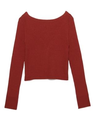 バッグVニットプルオーバー