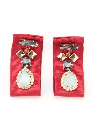 グログラン×ビジューピアス