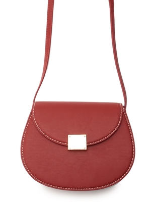 ステッチラウンドショルダーバッグ