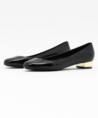 メタルヒールレインパンプス