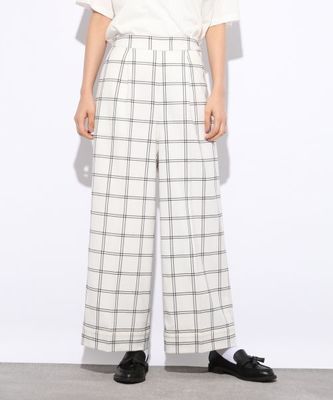 パイピングガラワイドパンツ