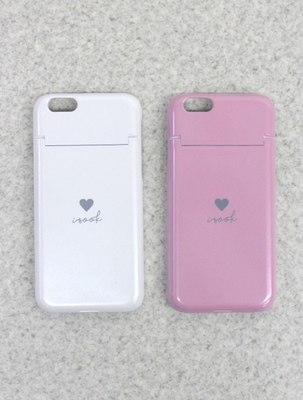 LITTLE HEART カードケース&ミラー付きiPhone6/6sケース