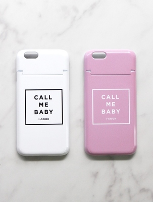 CALL ME BABY カードケース&ミラー付きiPhone6/6sケース