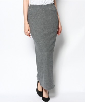 裏毛スリットマキシＳＫ