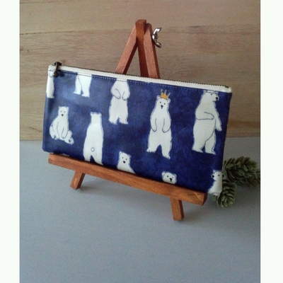 ラミネート*シンプルポーチ*