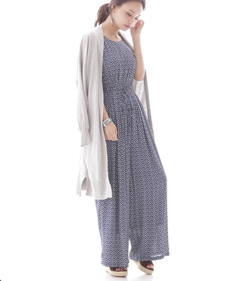 Broderie&Co 小花柄オールインワン