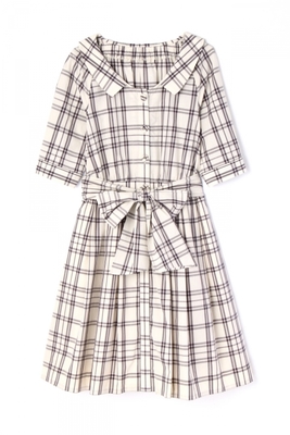 LOW COLLAR SHIRT DRESS15