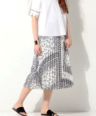 モロッコ プリーツスカート