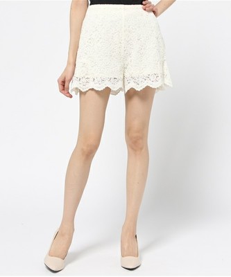 レースショートパンツ