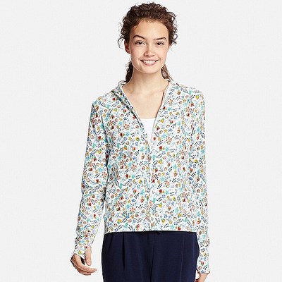 リバティロンドンＵＶカットプリントフルジップパーカ